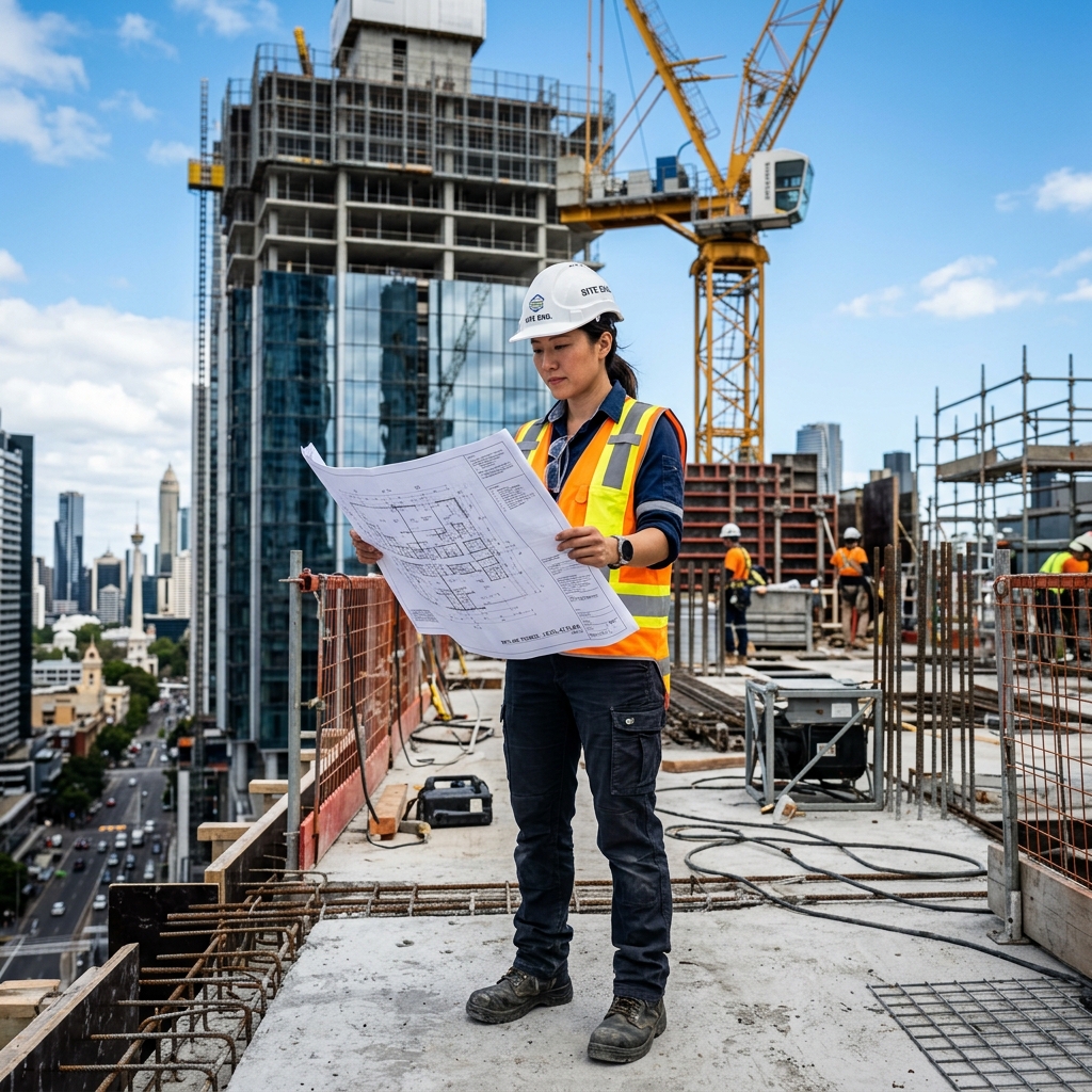دورة إعداد مهندس موقع محترف وإدارة التنفيذ